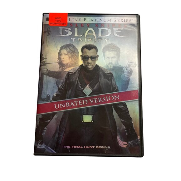 Blade Trinity Action Horror Sci Fi DVD Movie 2004 R u  Wesley Snipes Kris Kristo - Picture 2 of 2
